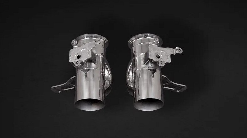 Photo of Capristo End-muffler replacement pipes ( For OEM-actuators) for the Ferrari SF90 Spider/Stradale - Image 2